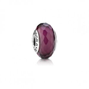 Authentic purple pandora charm